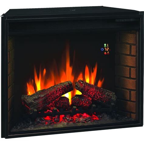 electric heater 21.75 wide by 20 fireplace box insert|Electric Fireplace Inserts .